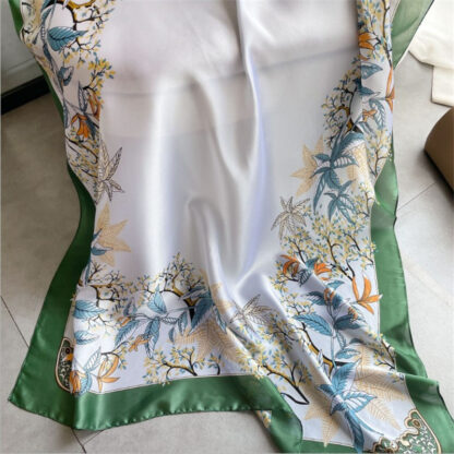 Купить Shawls Wholesale women's scarf shawl. Spring and summer thin Korean imitation silk Changye sunscreen shawl beach towel No. 3
