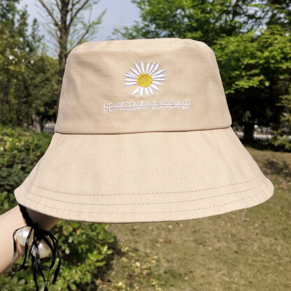 Купить Hats & Caps Korean Style Reversible Daisy Childrens Japanese Outdoor Sun Summer Fresh Bucket