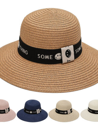 Купить Factory Wholesale 2021 Woven Bucket Hat Breathable Sun Protection Beach Travel Outdoor