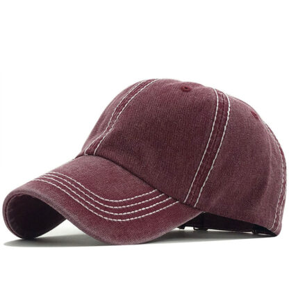 Купить Autumn and Winter Baseball Cap Mens Korean-Style Cotton Washed Denim Peaked Cap Womens All-Match Fashionmonger Casual Sun-Proof Hat