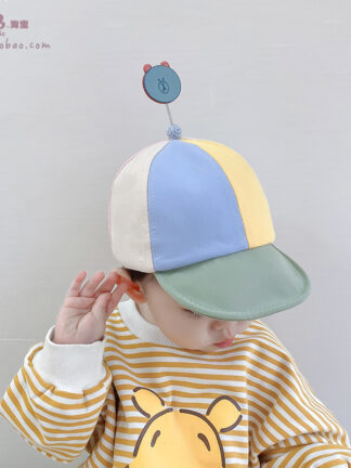 Купить Baby Hat Spring and Autumn Thin Peaked Cap Infant Children Baseball Sunshade Cute Super Summer Tide