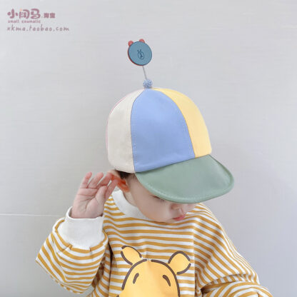 Купить Baby Hat Spring and Autumn Thin Peaked Cap Infant Children Baseball Sunshade Cute Super Summer Tide
