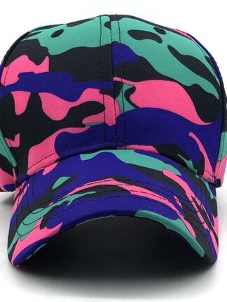 Купить Ball Caps European and American New Ins Camouflage Baseball Female Street Hip-Hop Fashion Peaked Male Summer Outdoor All-Matching