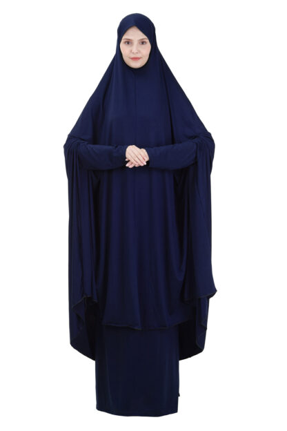 Купить 3 Piece Islamic Muslim Prayer Garment Women Hijab Abaya Niqab Burqa Jilbab Veil Full Cover Dress Overhead Robe Kaftan Khimar