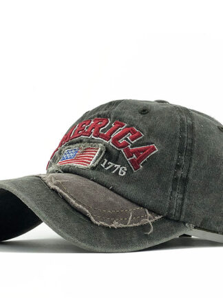 Купить Cross-Border Hot Spark Letters Washed Cotton Baseball Cap Men and Women Embroidered Peaked Cap Sun Protection Hat