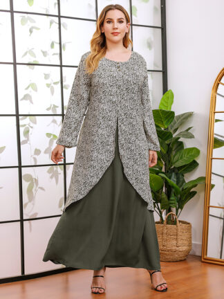 Купить Vintage Muslim Dress Women Abaya Moroccan Kaftan Plus Size Maxi Hijab Dresses Islamic Clothing Turkey Musulman Ensembles Dubai