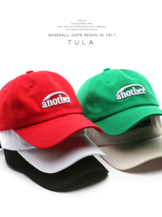 Купить Hat Female Fashion Special Letter Embroidered Curved Brim Baseball Cap Korean Style Japanese Sports Leisure Couple Peaked Cap