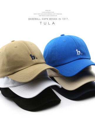 Купить Ball Caps Japanese-Style Retro Womens Spring and Autumn Letters Embroidered Peaked Sun Protection Hat Outdoor Sports Casual Baseball Cap