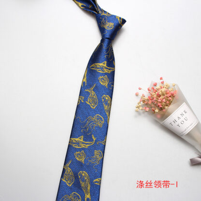 Купить New Mens Formal Casual Tie Factory in Stock Jacquard Polyester Silk Tie Multi-Color Optional