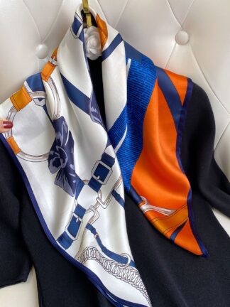 Купить Silk Scarf Long Silk Belt Summer Fashion Temperament Western Style Fashion Decorative Scarf Arm Bag Spring And Autumn Scarf Thin No. 5