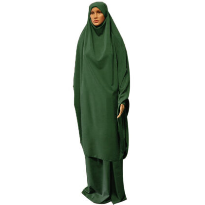 Купить Muslim prayer garment Hijab Abaya 2 pieces Dress Islamic Jilbab Modest Burqas Khimar Arab Women Robe Full Cover Maxi Kaftan