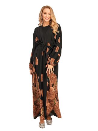 Купить Ramadan Aid Mubarek Dubai Abaya Kimono Cardigan Abayas For Women Turkey Hijab Muslim Dress Kaftan Islam Clothing Robe Femme Ete