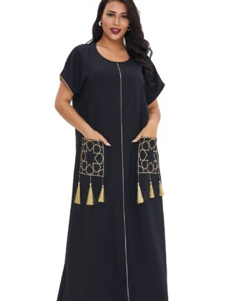 Купить Summer Ramadan Turkey Muslim Dress Women Elegant Abaya Moroccan Kaftan Islamic Clothing Djellaba Dubai Jilbab Party Vestidos