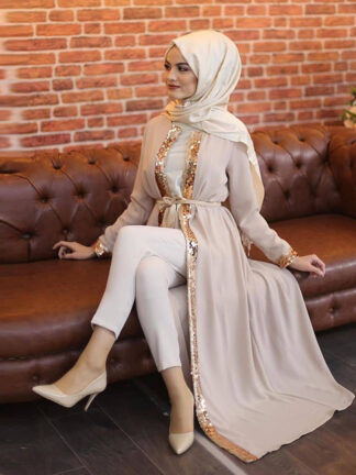 Купить Ramadan Eid Muslim Hijab Dress Abaya Dubai Cardigan Open Abayas for Women Kaftan Islamic Clothing Robe Longue Femme Musulmane