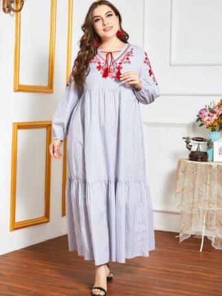 Купить India Ramadan Muslim Abaya Dress Women Embroidery Hijab Dresses Jilbab Turkey Islamic Vestido Moroccan Kaftan Arabic Elbise Ropa