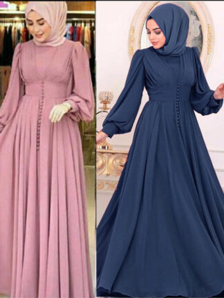 Купить turkey Dubai Muslim Abaya dress Women Jalabiya musulman Islamic Clothing Middle East pakistan Moroccan Kaftan Arabic vestidos