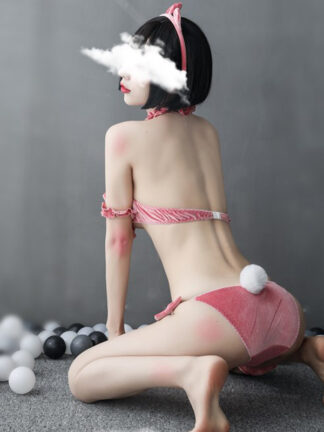 Купить Japanese Sexy ingerie Cat Cospay Costume oita Bowknot Bra and Panty Set Cute Maid Tankini Swimsuit Anime Bikini Swimwear Set s