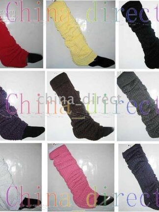 Купить winter Leg warmers womens knit Tight & Sexy leg warmer 35 pairs/lot Mixed style color #3489