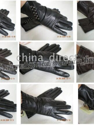 Купить Leather gloves glove skin gloves LEATHER GLOVES 20pairs/lot #1342