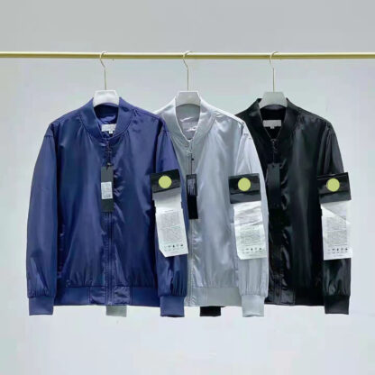 Купить Bomber Jackets Men Jacket Man Coats Designer Spring Autumn Windbreaker Long Sleeves With Letters Budge Fashion Slim Clothing S-2XL