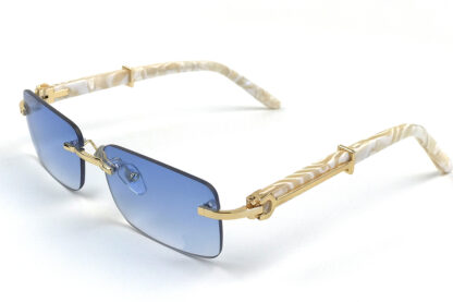 Купить High Quality Retro Polarized Sunglasses Man Woman Designer Sunglasses Metal Large Square Frame Suitable for Fashion Beach Driving UV400 Oculos De Sol Masculino
