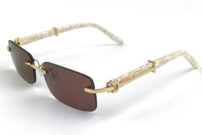 Купить Fashion Designer Sunglasses for Women Man Sunglass Goggle Beach Sun glasses Rimless Carti Frame Luxury Brand Eyeglass 10 Color Optional Eyeglasses With Box Lunette