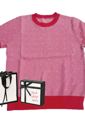Купить Womens Knits Tees Women Tops Summer Short Sleeve Designer T Shirts Knit Tops One Size Elastic Shirt