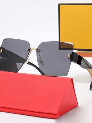 Купить Designer Sunglasses Fashion Rimless Sunglasses for Men Women Beach Glasses 5 Color Good Quality