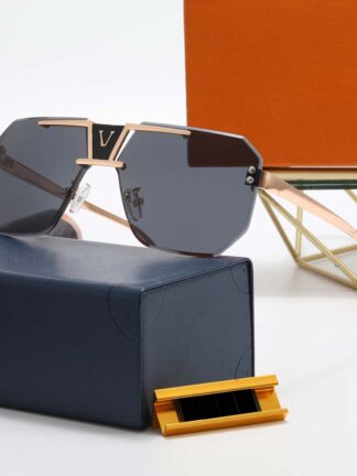 Купить Fashion Summer Sunglasses Full Frame Designer Unisex Glasses Designer Letter Design for Man Woman 6 Option Top Quality