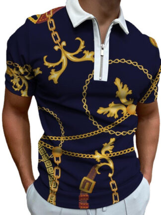 Купить high quality man polo poloshirt summer fashion printing short sleeve shirt men casual streetwear trend top t shirt polos