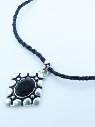 Купить Black leather cord necklace can produce necklace