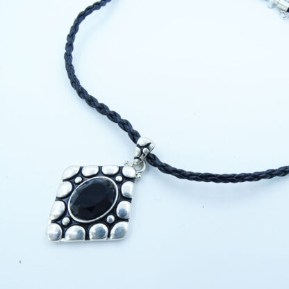 Купить Black leather cord necklace can produce necklace