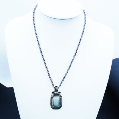 Купить Europe and the United States to restore ancient ways opal silver pendant necklace