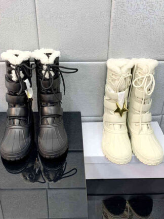 Купить Boots High end quality winter shell head short boots magic patch leather wool integrated snow thick soled Martin