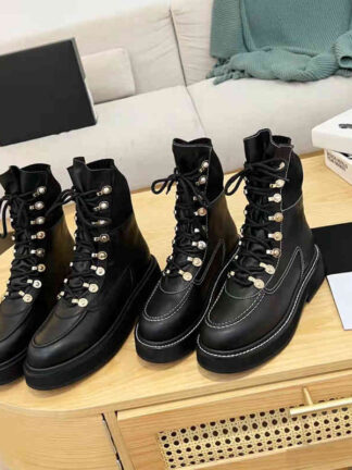 Купить Boots High end autumn and winter British wind tube boots small fragrance bandage Knight thick bottom fashion Martin