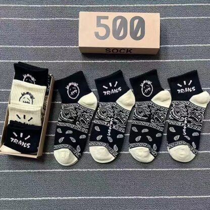 Купить Jack Face Fashion Harajuku Street Hip Hop Socks Unisex Funny Men Socks Happy Skateboard Flame Women Socks One Size for 35-45 without Box