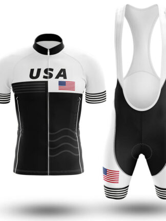 Купить 2022 Team USA Interesting Summer Cycling Short Sleeve Jersey With Bib Shorts Kit