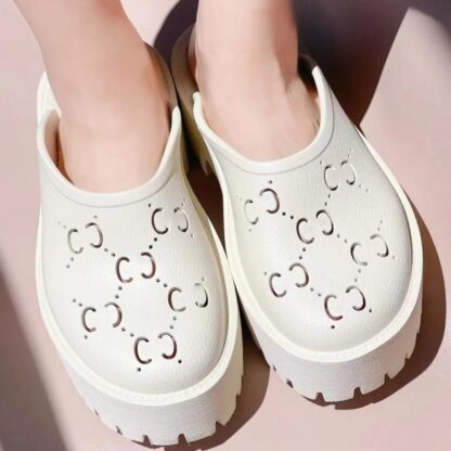 Купить INS Perforated Sandals Slippers Designer Women Beach Shoes Slipper Top Quality Sexy Pantshoes Ladies High Heels with Box