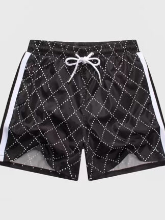 Купить 22 Men's Shorts Colorful Printed Trunks Letter Star Swimwear Men Indoor Outdoor Swim Shorts Novelty Beach Pants Breathable Mens Swimsuit