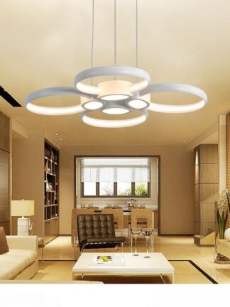 Купить Modern LED Pendant Lights for Living Dining Room DIY Hanging Lighting Fixtures AC85~265V Aluminum Home decoration Pendant lamp