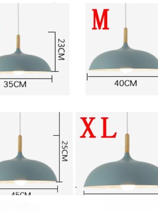 Купить Minimalist Modern Pendant Lamps E27 Wood & Aluminum Lampshade Hanging & Pendant Lights 110V 220v for Art Fashion Decor Luminaire