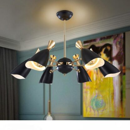 Купить 6 8 10 12 Heads Pendant Lights Nordic AC 90-260V Metal Pendant Lamp Postmodernism Simple Originality Bedrooms Hanglamp