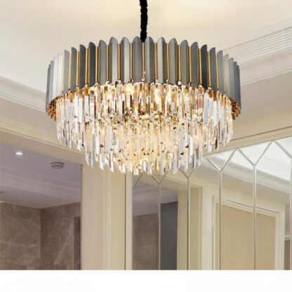 Купить Modern light living room dining room crystal chandelier designer model room simple atmosphere bedroom lamps