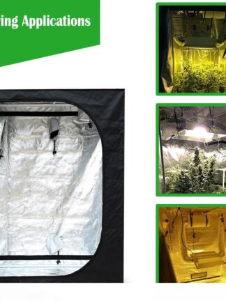 Купить Grow tent 50 60 80 100 120 150 240CM Grow box 600D Indoor Grow room for hydroponics greenhouse plant lighting Tents