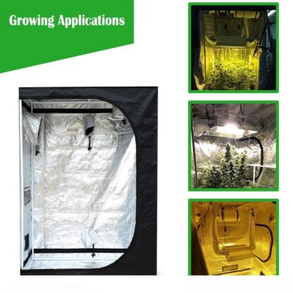 Купить Grow tent 50 60 80 100 120 150 240CM Grow box 600D Indoor Grow room for hydroponics greenhouse plant lighting Tents