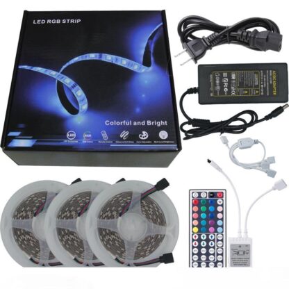 Купить Wifi RGB LED Strip 5M 10M 15M String Light Flexible Light Led Ribbon Tape 5050 Led Lamps With US Power Plug Controller