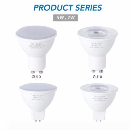 Купить GU10 LED Bulb 220V Lamp MR16 Spotlight 5W 7W GU10 Spot Light Bulb GU10 MR16 Bombillas LED Bulb.