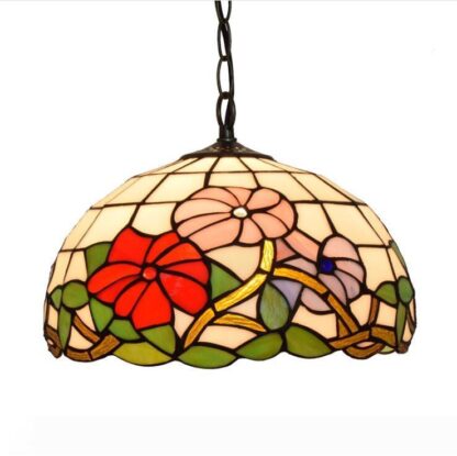 Купить Single Head European Style Multicolor Flower Led Pendant Lights Pendant Lamps Dining Room Living Room For Home Indoor Lighting Fixture