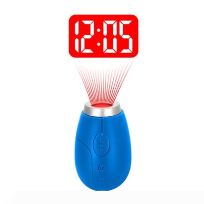 Купить BRELONG Digital projection clock key ring Mini LCD projection clock Night Light Magic Projector Clock Red Blue Black