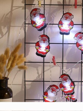Купить BRELONG 1M 10LEDs Strings Santa Claus Room Decoration Pendant Christmas Lights Festival Decoration Light Strings